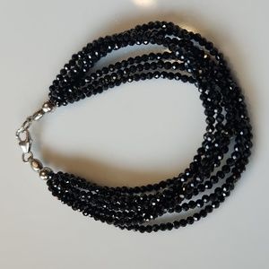 Beautiful Genuine Black Spinel Bracelet